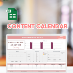 CONTENT CALENDAR