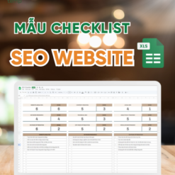 MẪU CHECKLIST SEO WEBSITE