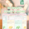 Mẫu kế hoạch Study & work