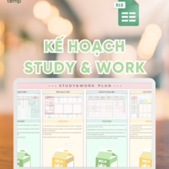 Mẫu kế hoạch Study & work